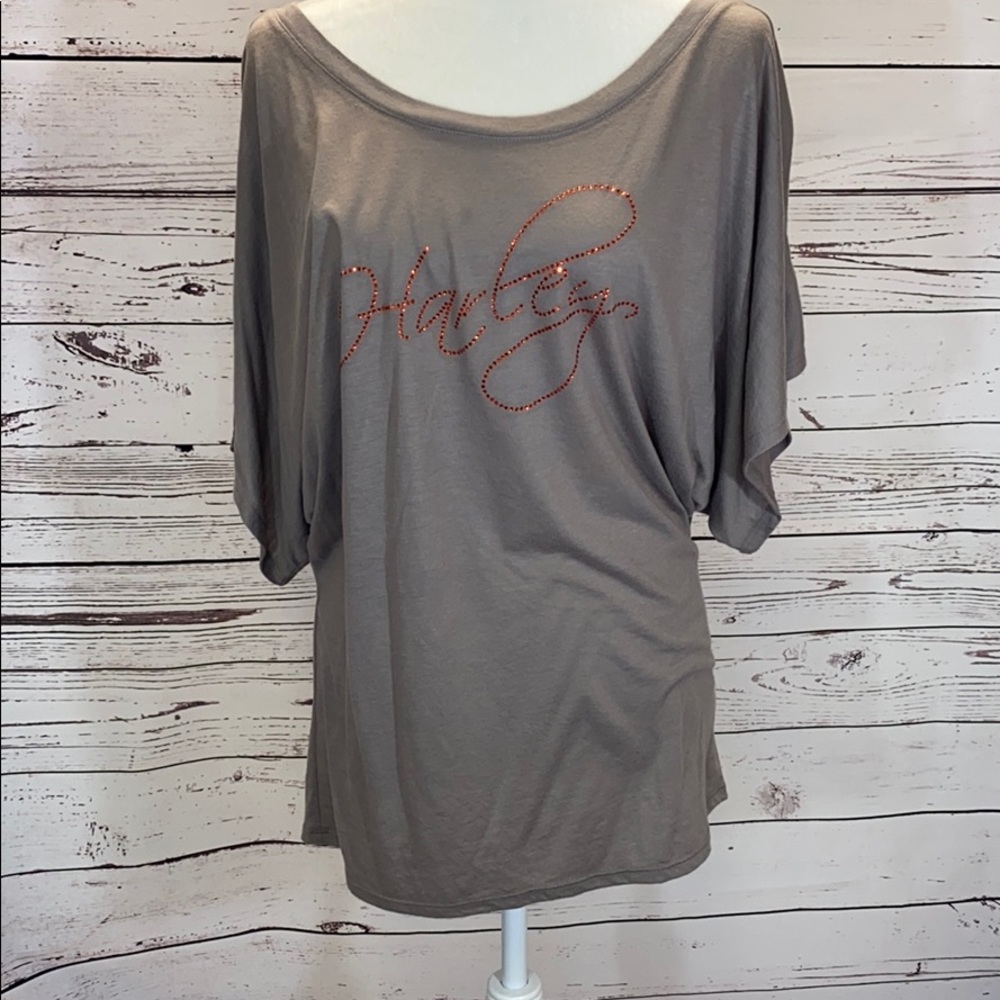 Dolman sleeve Harley Davidson t shirt